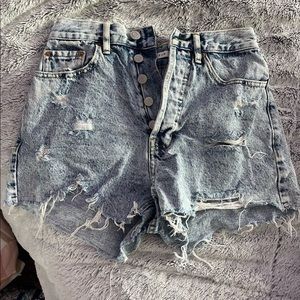 pacsun high waisted shorts